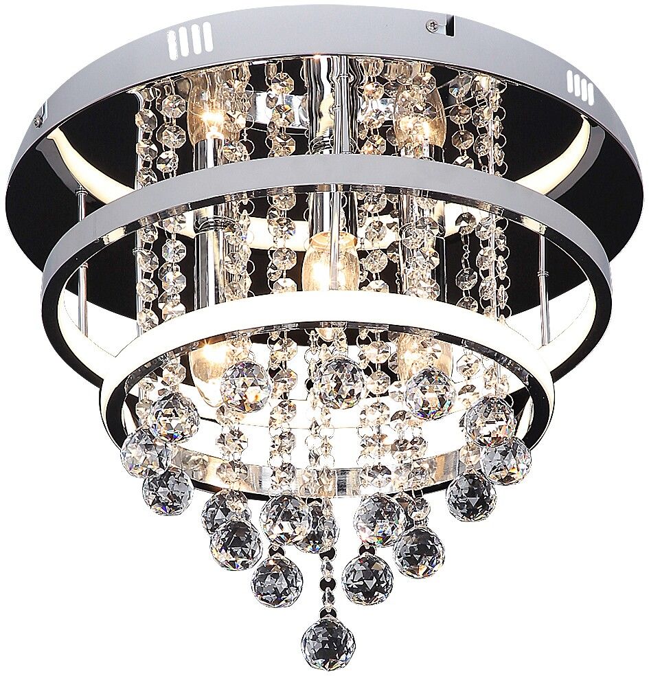 Rabalux Pallas plafonnier 4x40 W blanc-chrome 2237