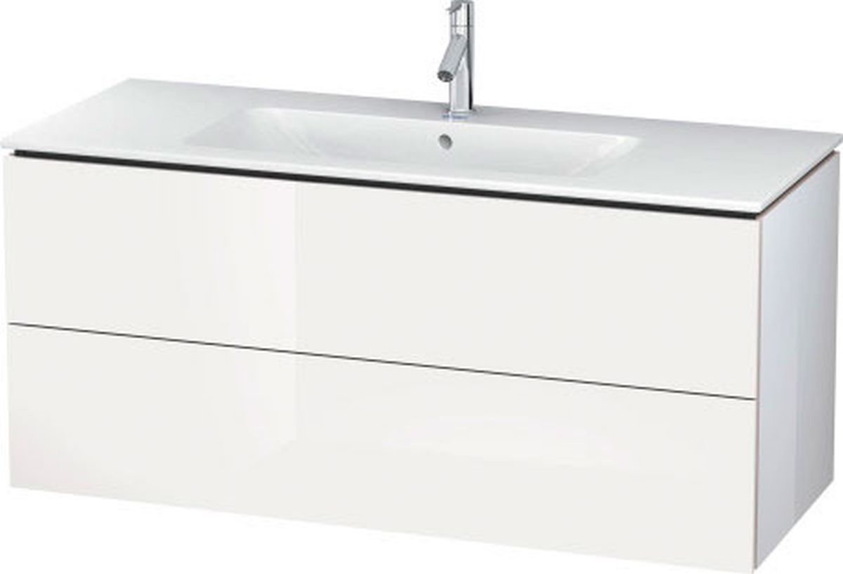 Duravit L-Cube armoire 122x48.1x55 cm sous-lavabo suspendu blanc LC624307575