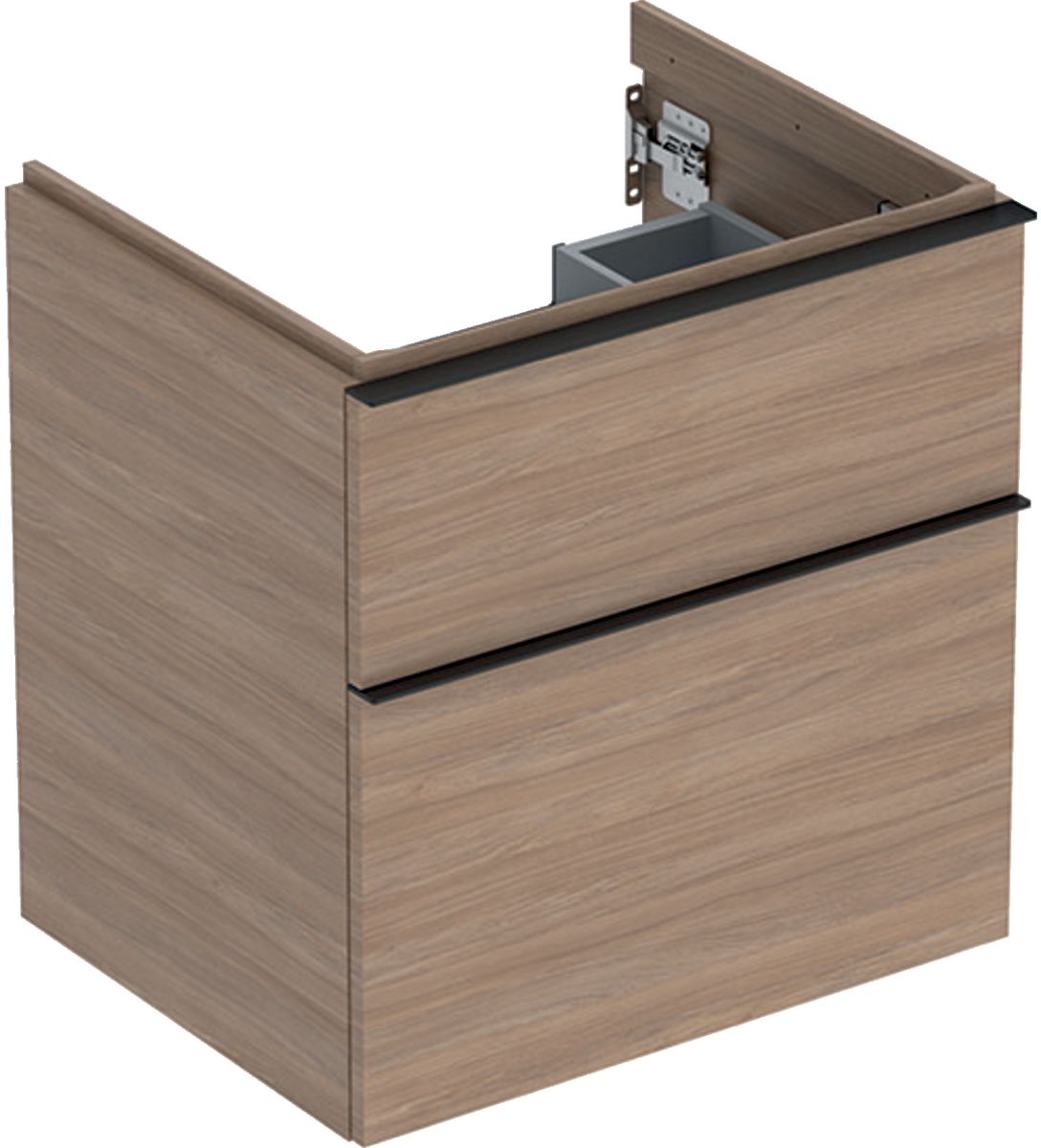 Geberit iCon armoire 59.2x47.6x61.5 cm sous-lavabo suspendu chêne-lave 502.303.JH.1