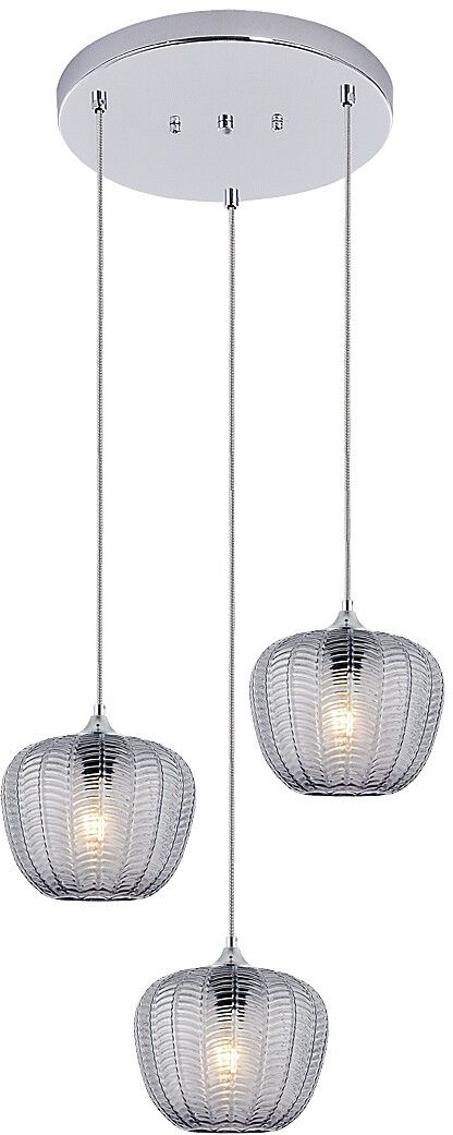 Rabalux Monet lampe suspendue 3x40 W chrome-fumé 3178