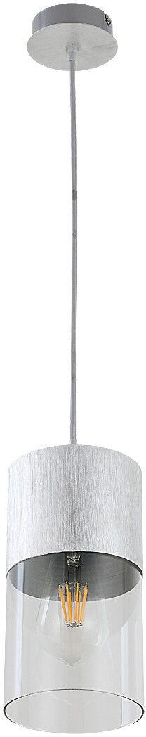 Rabalux Zelkova lampe suspendue 1x40 W transparent-aluminium 3154