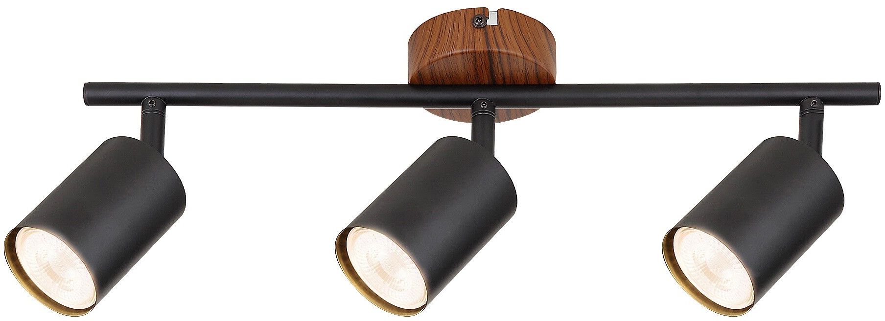 Rabalux Edmund plafonnier 3x25 W noir-bois 5297