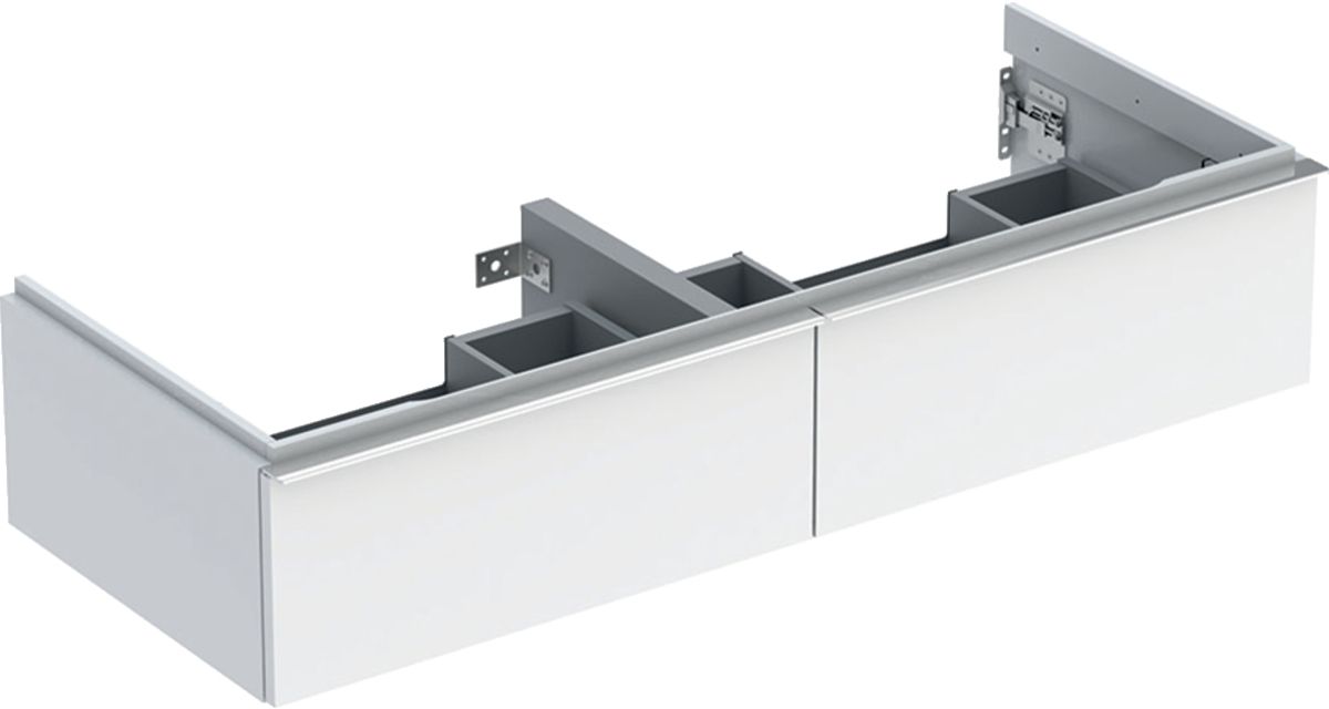 Geberit iCon armoire 118.4x47.6x24.7 cm sous-lavabo suspendu blanc-chrome 502.314.01.2