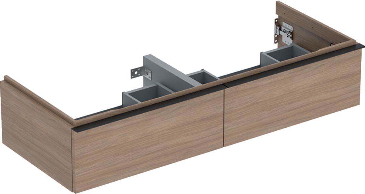 Geberit iCon armoire 118.4x47.6x24.7 cm sous-lavabo suspendu chêne-lave 502.314.JH.1