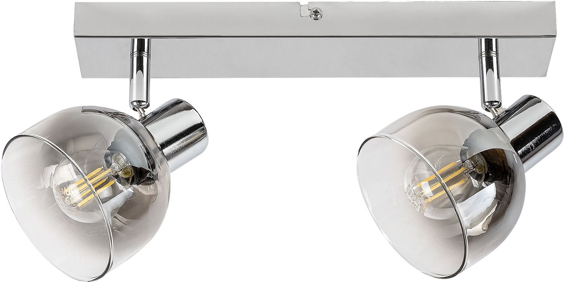 Rabalux Tarien applique murale 2x40 W chrome-fumé 3249