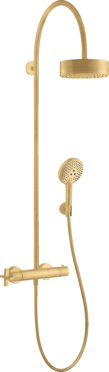 Axor Citterio ensemble de douche mural avec thermostat doré 39670250