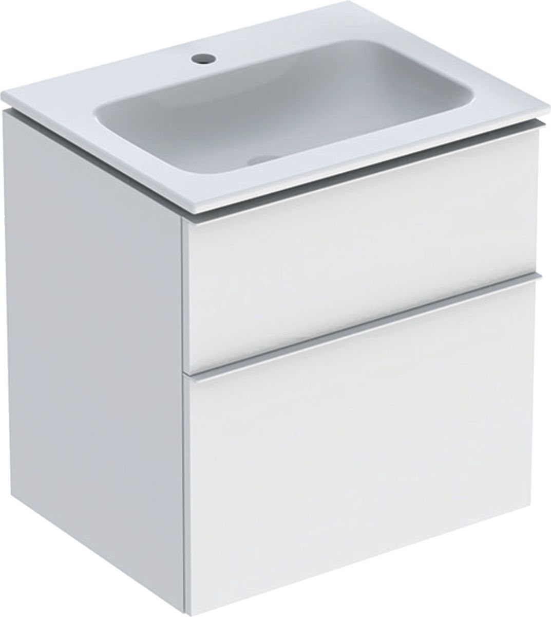 Geberit iCon lavabo avec meuble 60 cm blanche 502.335.01.3