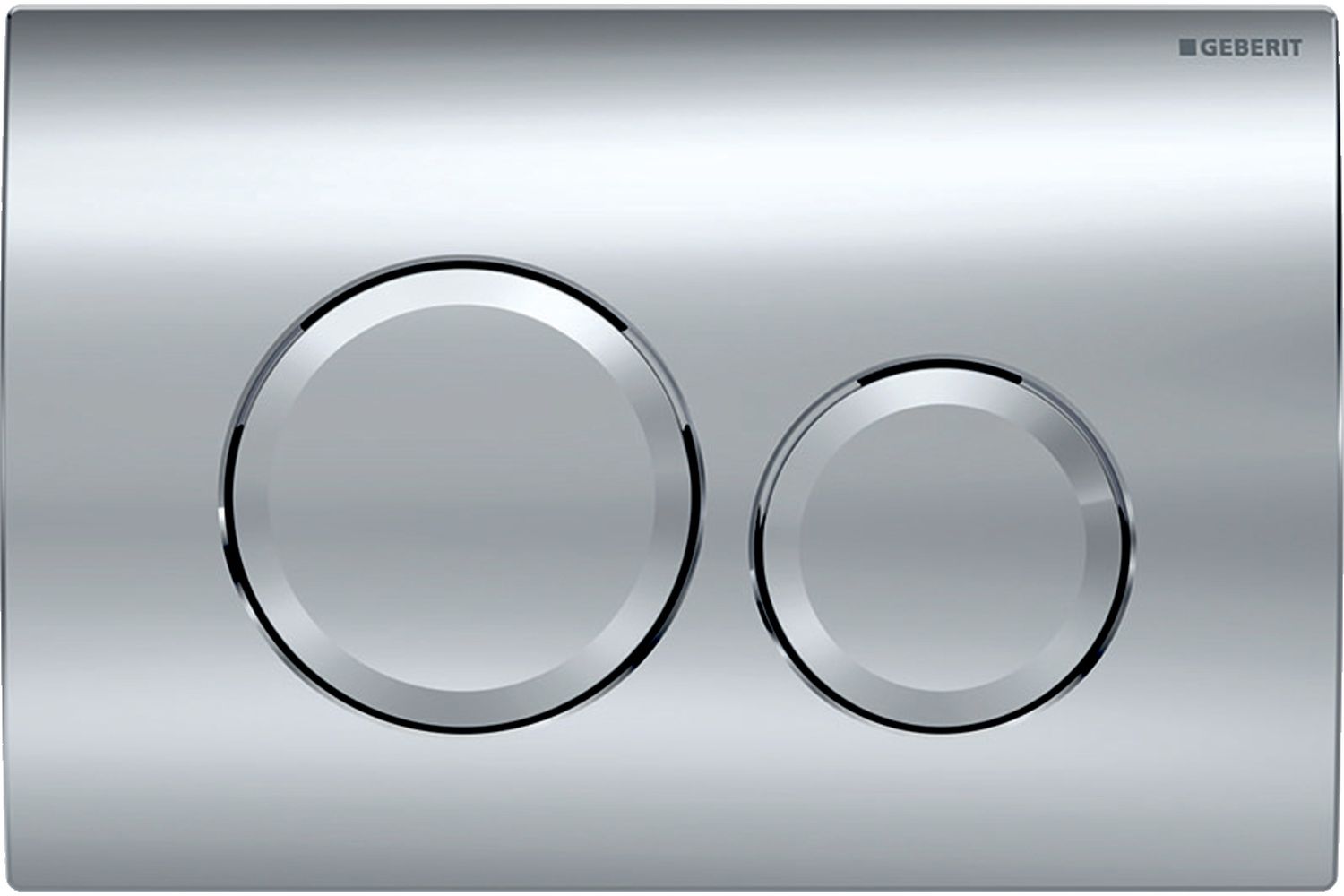 Geberit Delta20 bouton de chasse d'eau pour WC chrome brillant 115.127.21.1