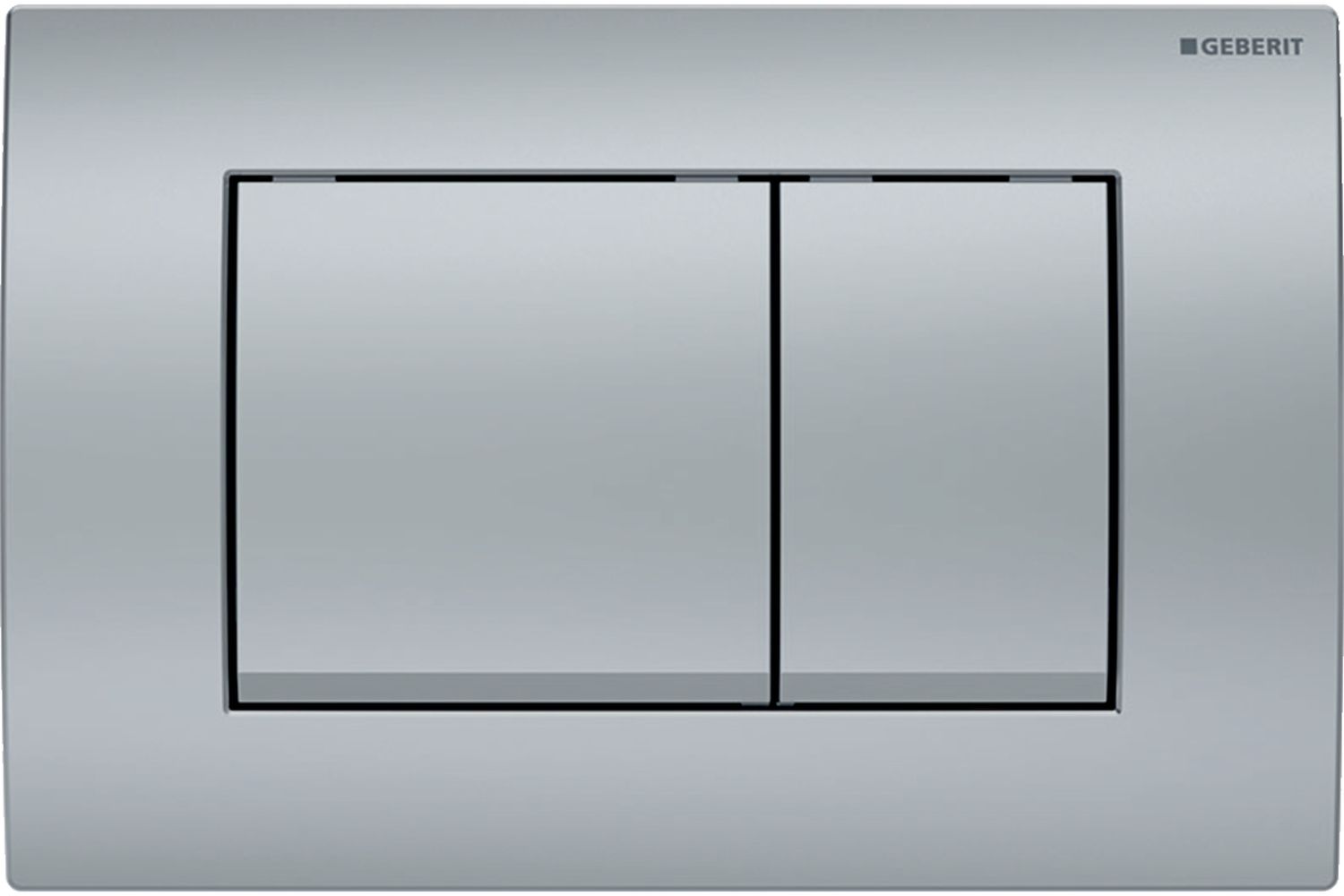 Geberit Delta20 bouton de chasse d'eau pour WC chrome mat 115.137.46.1
