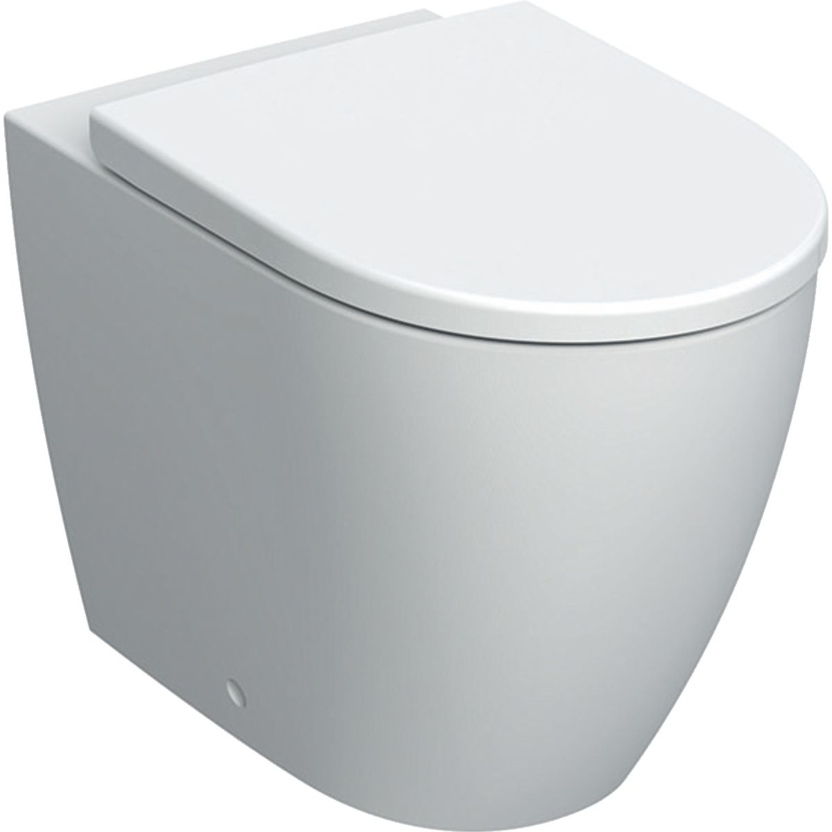 Geberit iCon ensemble cuvette + abattant sur pied sans bride blanc mat 502.383.JT.1