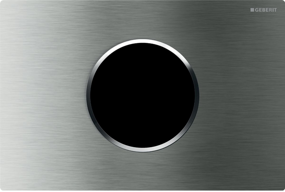 Geberit Sigma bouton de chasse d'eau pour WC acier 115.907.SN.6