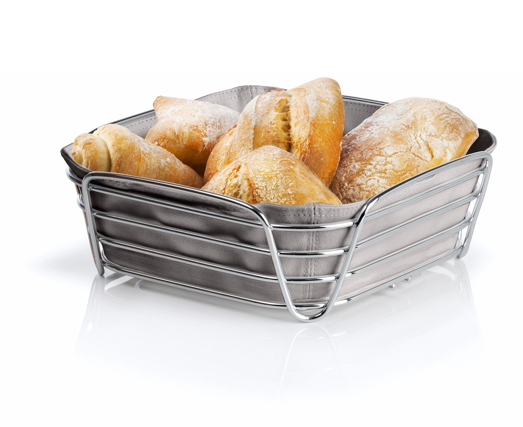Blomus Delara boîtes à pain 25x25x9 cm beige B63668