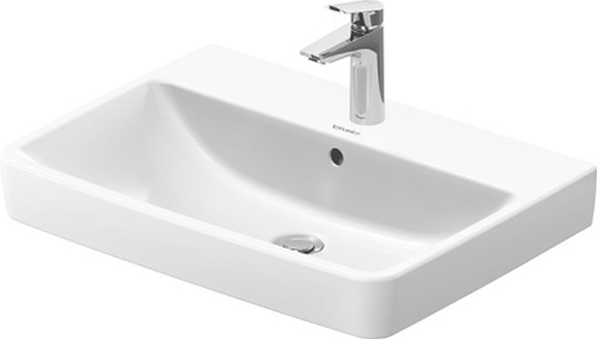 Duravit No. 1 lavabo 65x46 cm rectangulaire de meuble blanc 23756500002