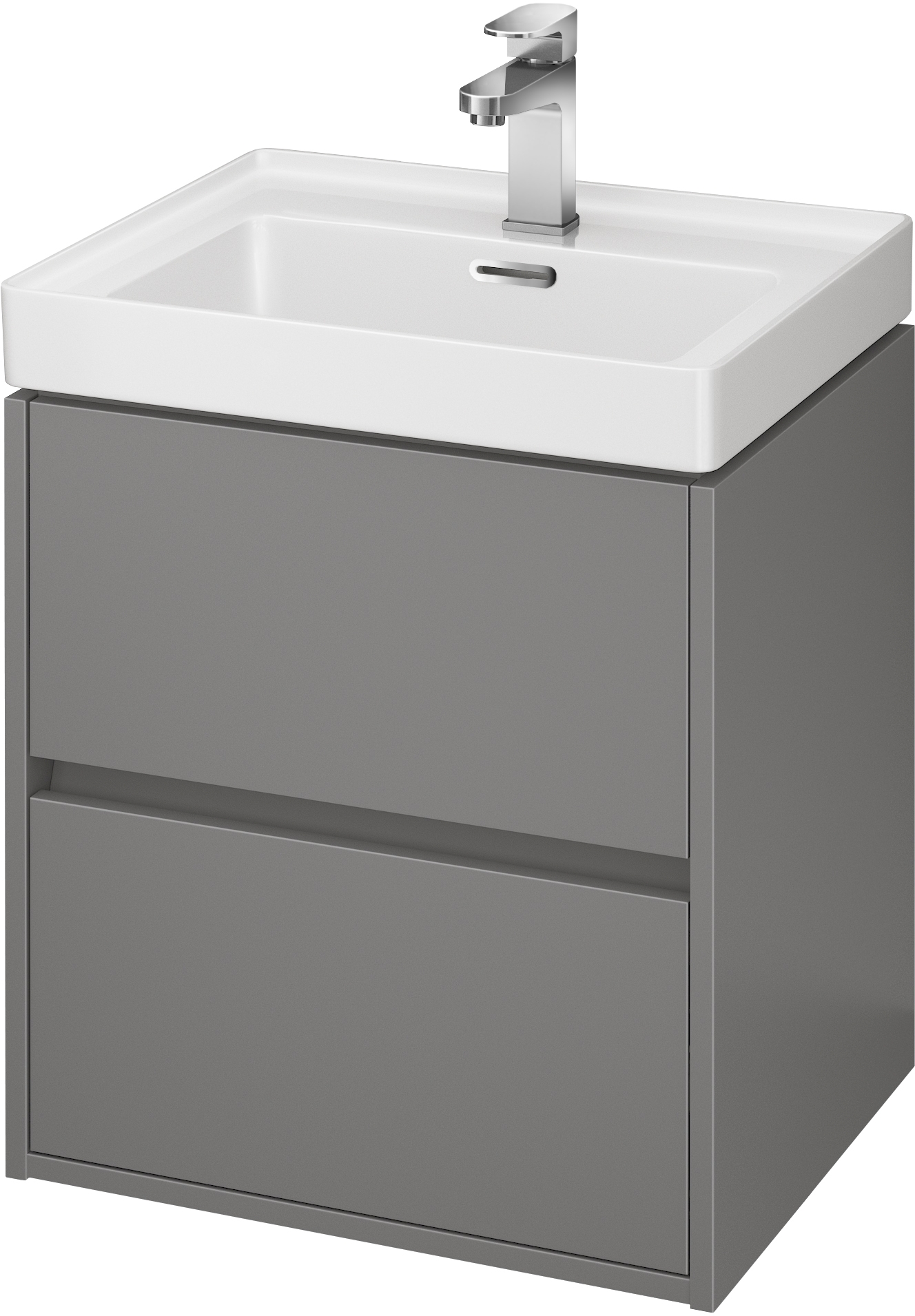 Set armoire Cersanit Crea S924-015, lavabo Cersanit Crea K114-005