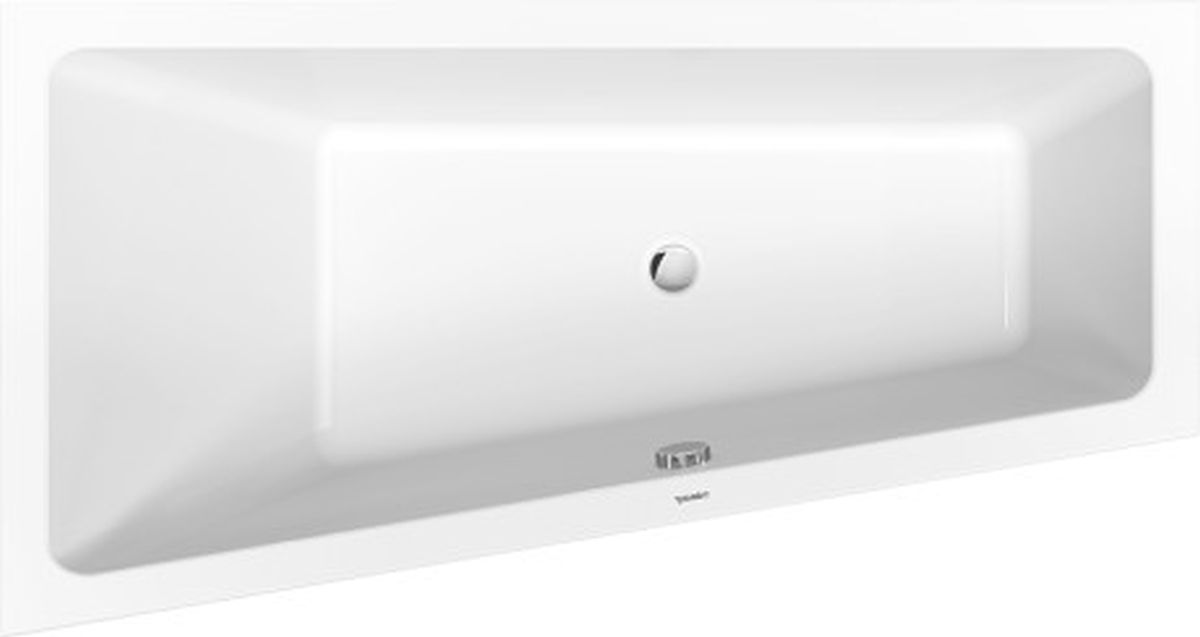 Duravit No. 1 baignoire d’angle 160x85 cm côté gauche blanc 700506000000000