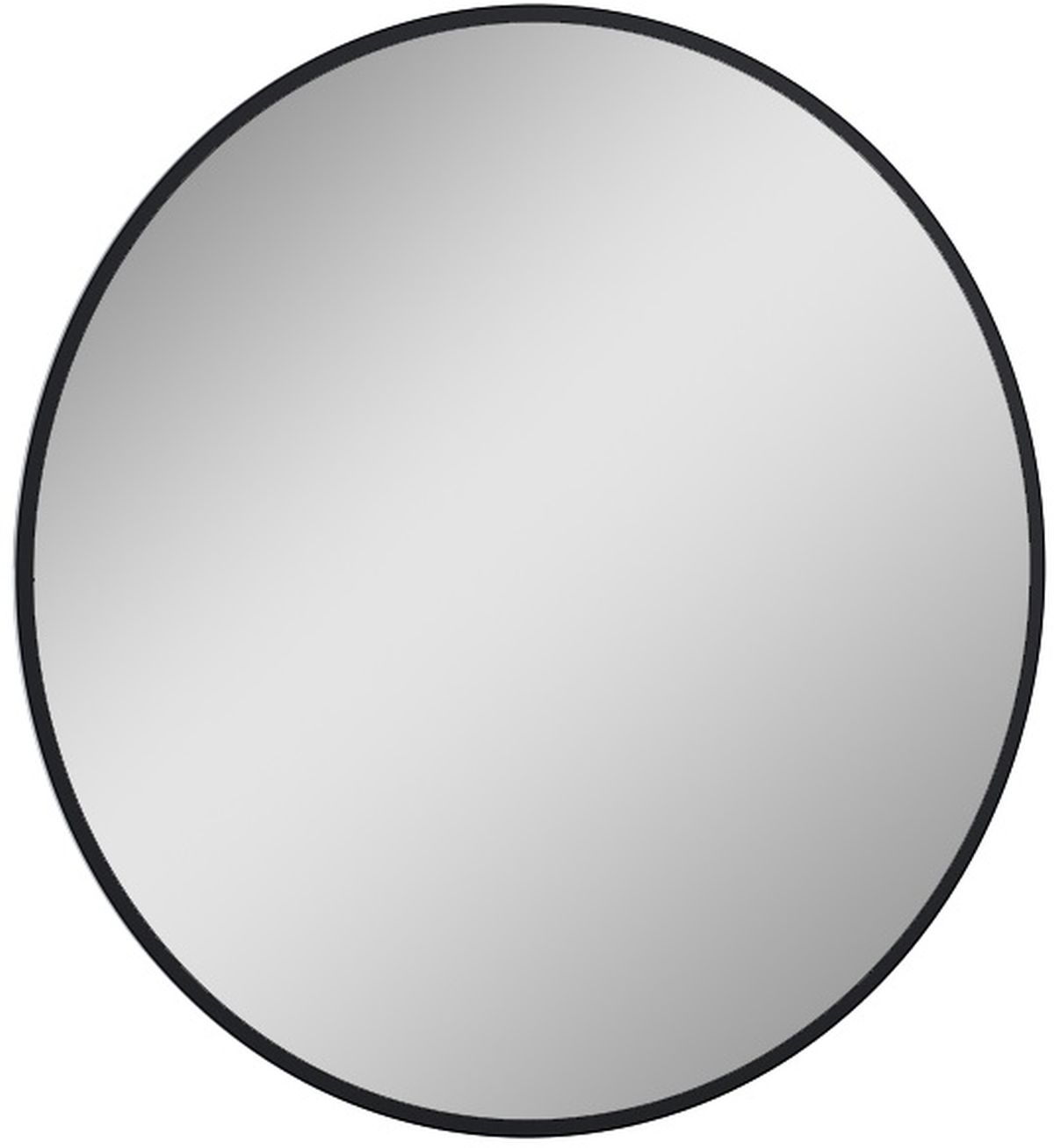 Elita Sharon miroir 60x60 cm circulaire avec éclairage noir RE060602010560