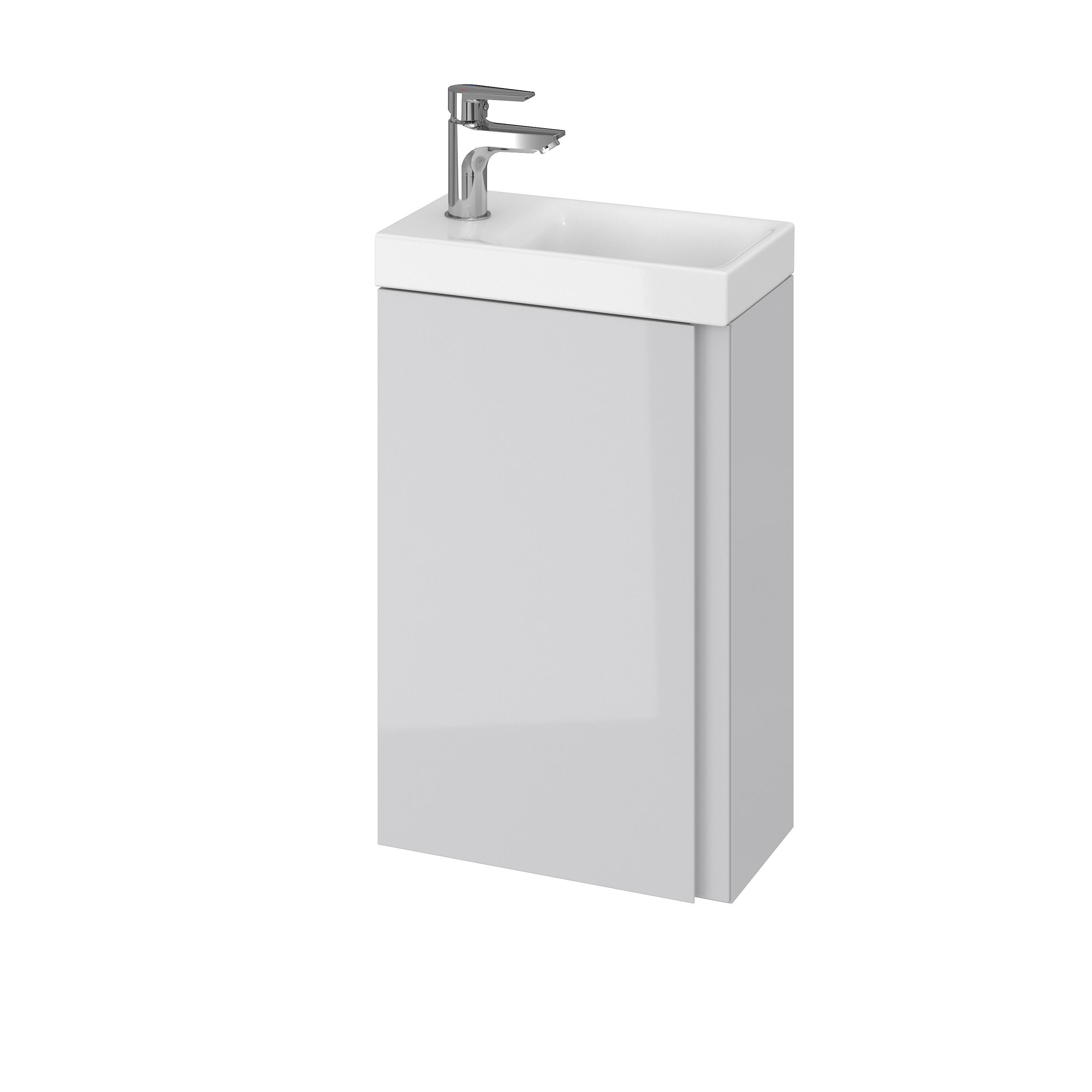 Cersanit Moduo lavabo avec meuble 40 cm grise S801-217-ECO