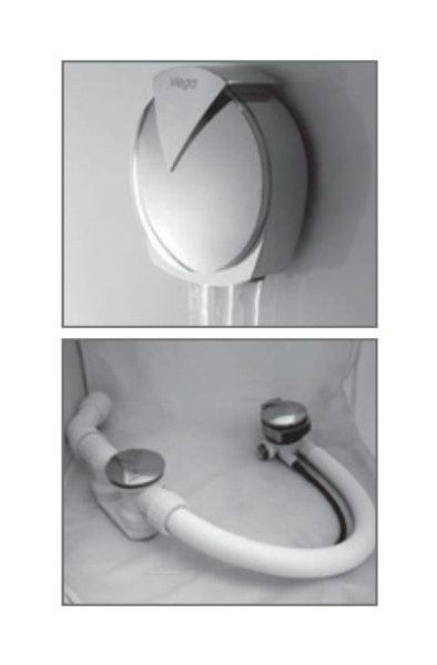 Riho siphon de baignoire chrome 208875