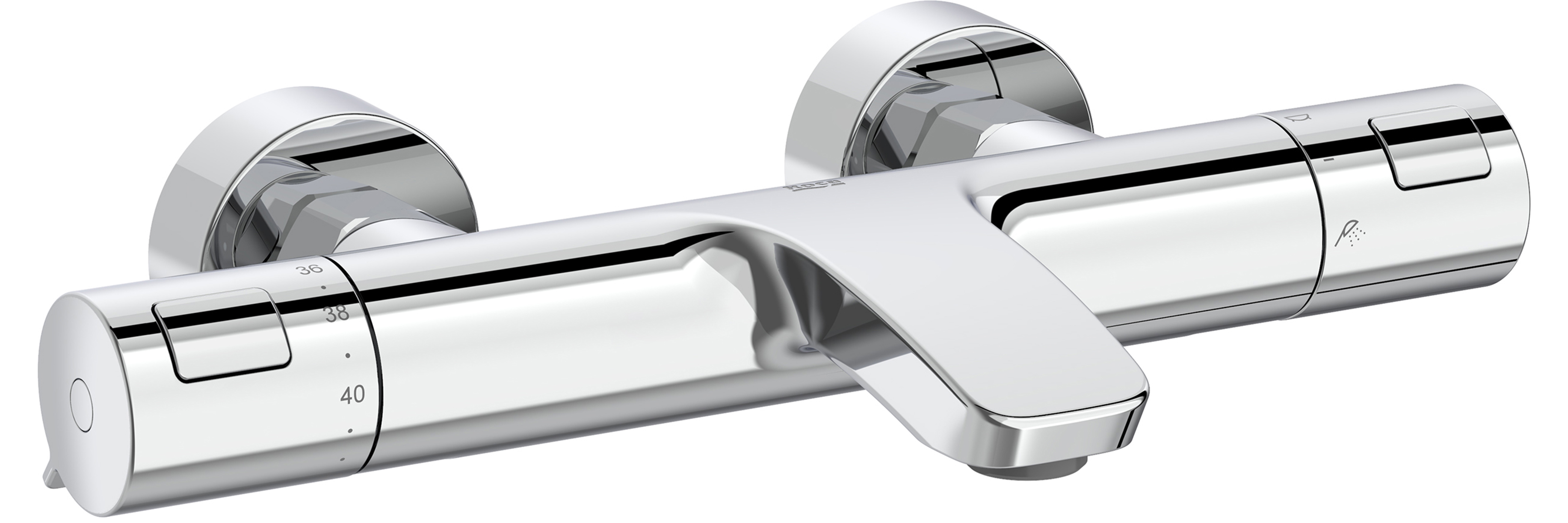 Roca T-500 mitigeur bain-douche murale oui chrome A5A1E18C00