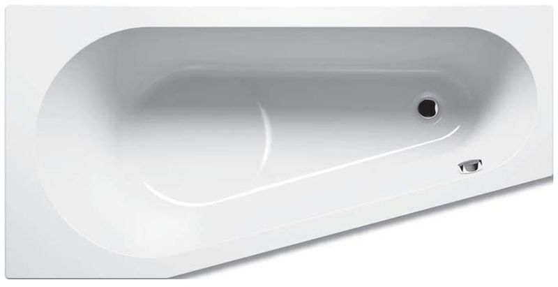 Riho Delta baignoire d’angle 150x80 cm côté droit blanc B066001005