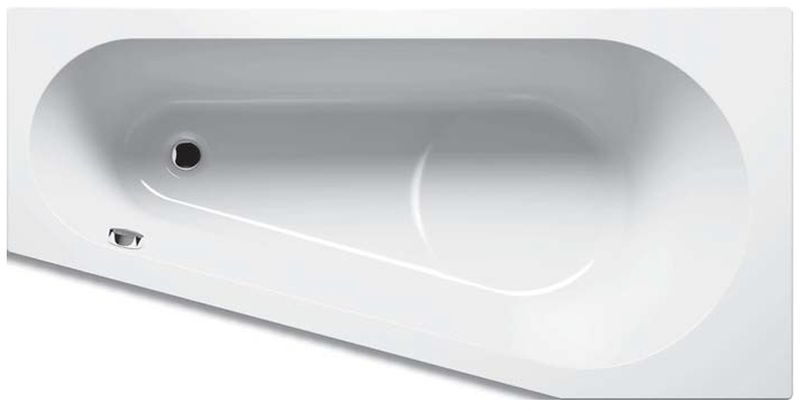 Riho Delta baignoire d’angle 160x80 cm côté gauche blanc B069001005