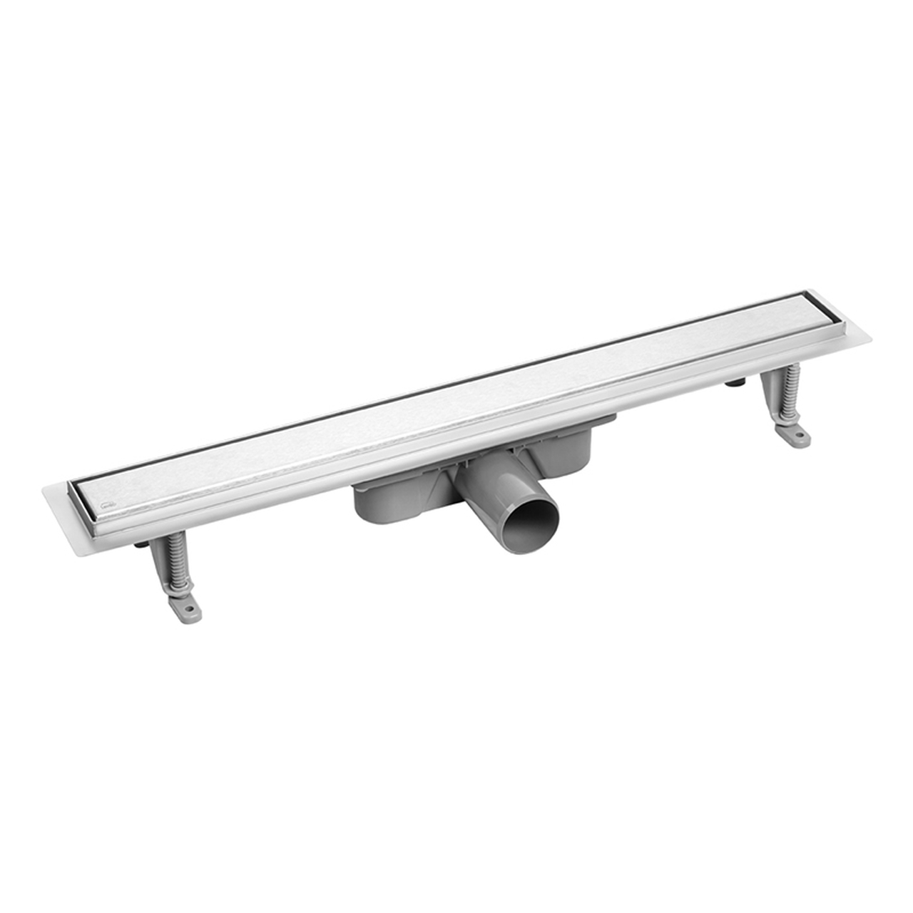 Laveo Basso caniveau de douche avec grille 50 cm acier COB250D