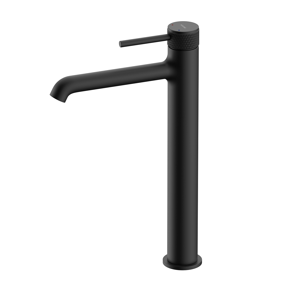 Ksuro 01 mitigeur de lavabo sur pied noir 10001030
