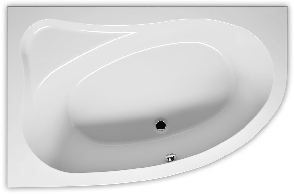 Riho Aryl baignoire d’angle 140x90 cm côté droit blanc B019001005
