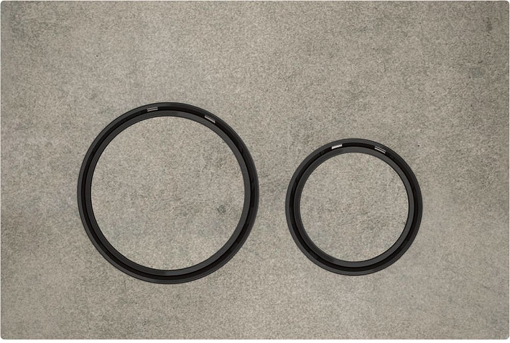 Geberit Sigma50 bouton de chasse d'eau pour WC noir 115.651.JV.1