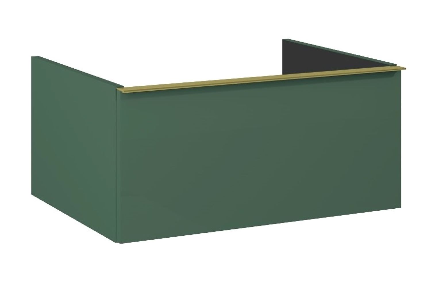 Elita Look armoire 60x44.9x28.1 cm sous-lavabo suspendu vert RE080603027010