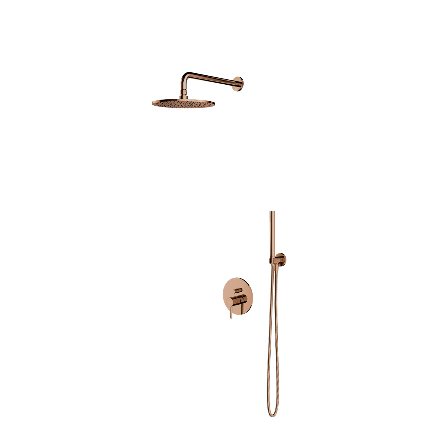 Omnires Y ensemble de douche encastré oui cuivre SYSY35CP