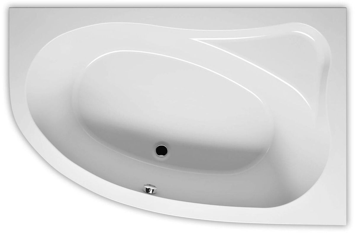 Riho Aryl baignoire d’angle 170x110 cm côté gauche blanc B018001005