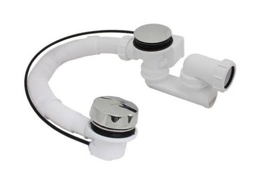 Riho siphon de baignoire chrome 208867