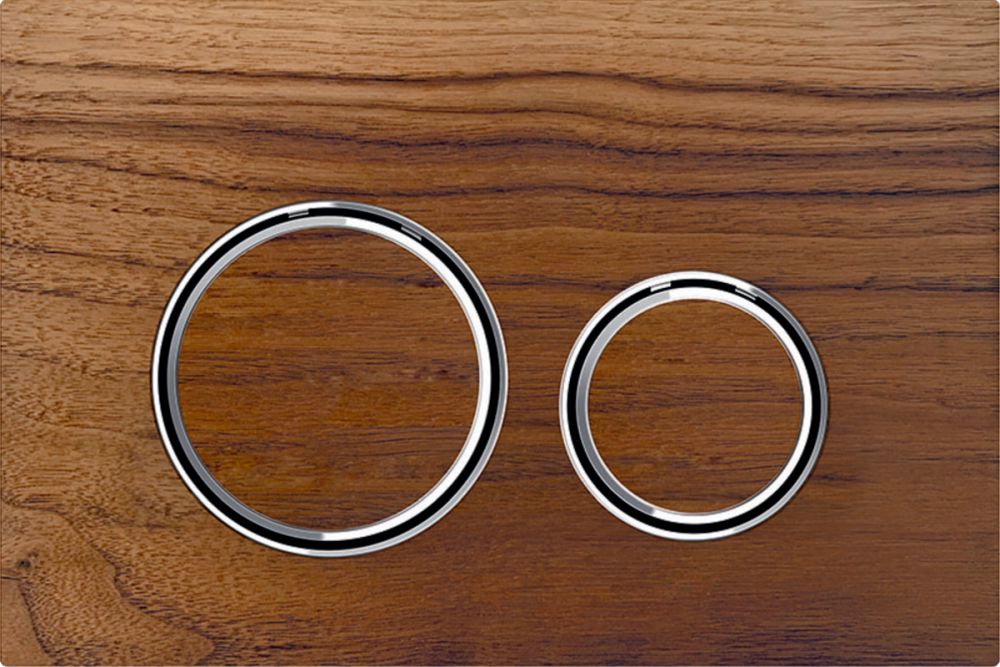 Geberit Sigma50 bouton de chasse d'eau pour WC chrome brillant 115.884.JX.1