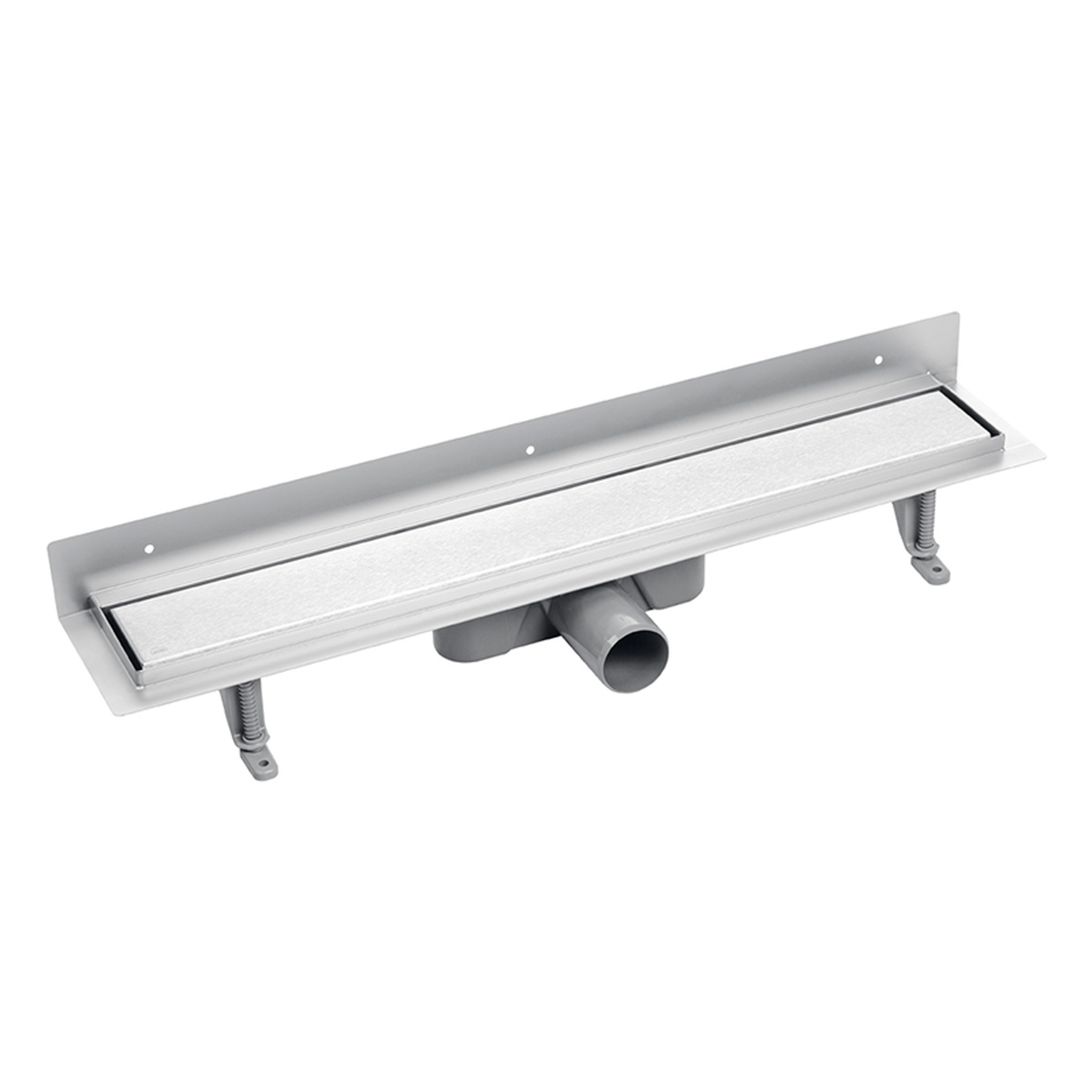 Laveo Basso caniveau de douche avec grille 90 cm acier COB291D