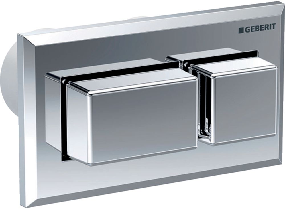 Geberit Sigma bouton de chasse d'eau pour WC chrome brillant 116.052.21.1