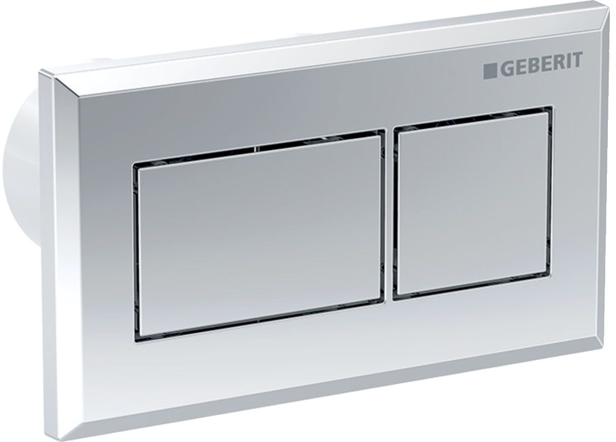 Geberit Sigma bouton de chasse d'eau pour WC chrome mat 116.053.GH.1