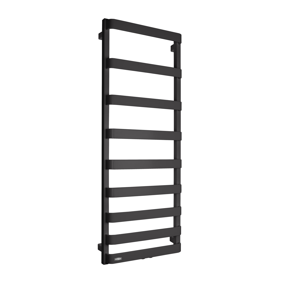 Oltens Varme radiateur de salle de bain décoratif 129.5x50 cm noir 55002300