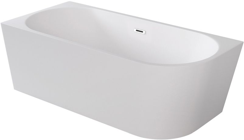 Besco Zoya baignoire murale 170x80 cm rectangulaire blanc #WAS-170-ZLB