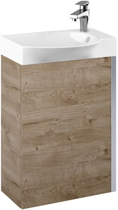 Elita Summer lavabo avec meuble 45.2 cm chêne RE020450147050