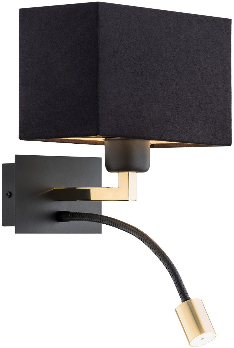 Argon Bill applique murale 2x15 W noir-laiton 1042