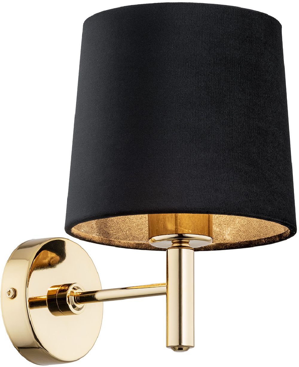 Argon Portoryko applique murale 1x15 W noir-laiton 4729