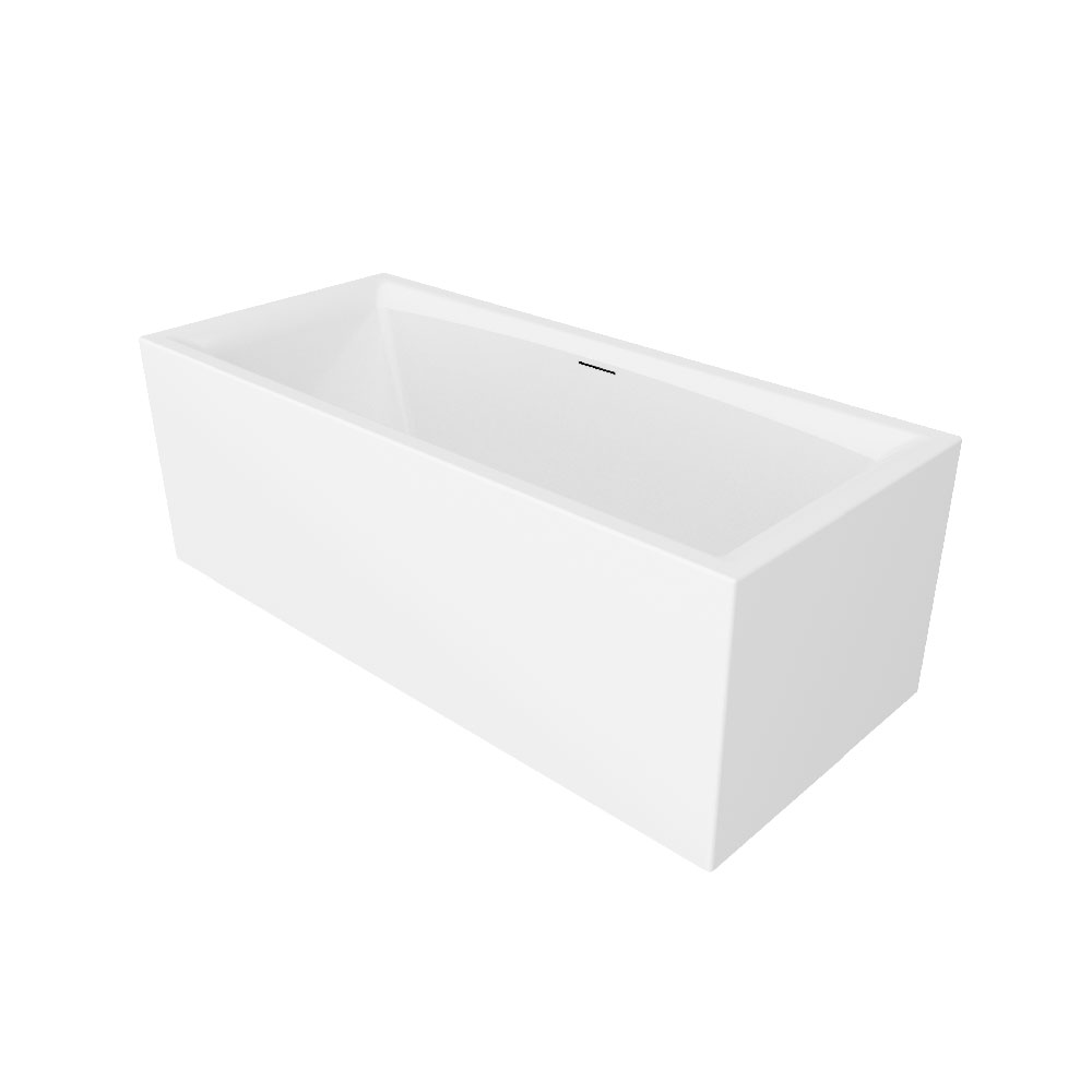 Riho Still Square Plug&Play baignoire avec habillage 180x80 cm blanc B099030005