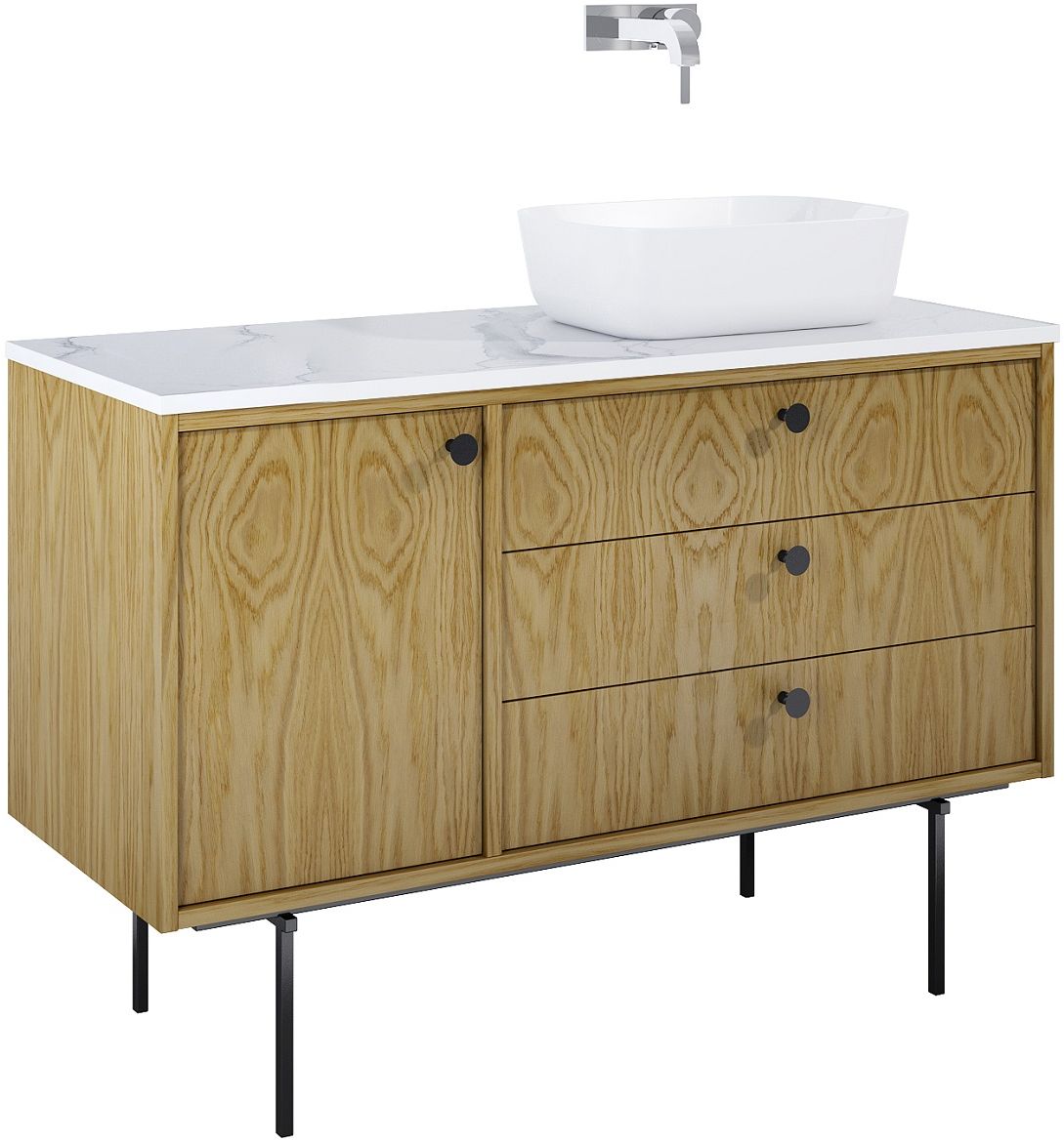 Elita Legacy armoire 120x45.6x54 cm sous-lavabo suspendu chêne RE011201096690