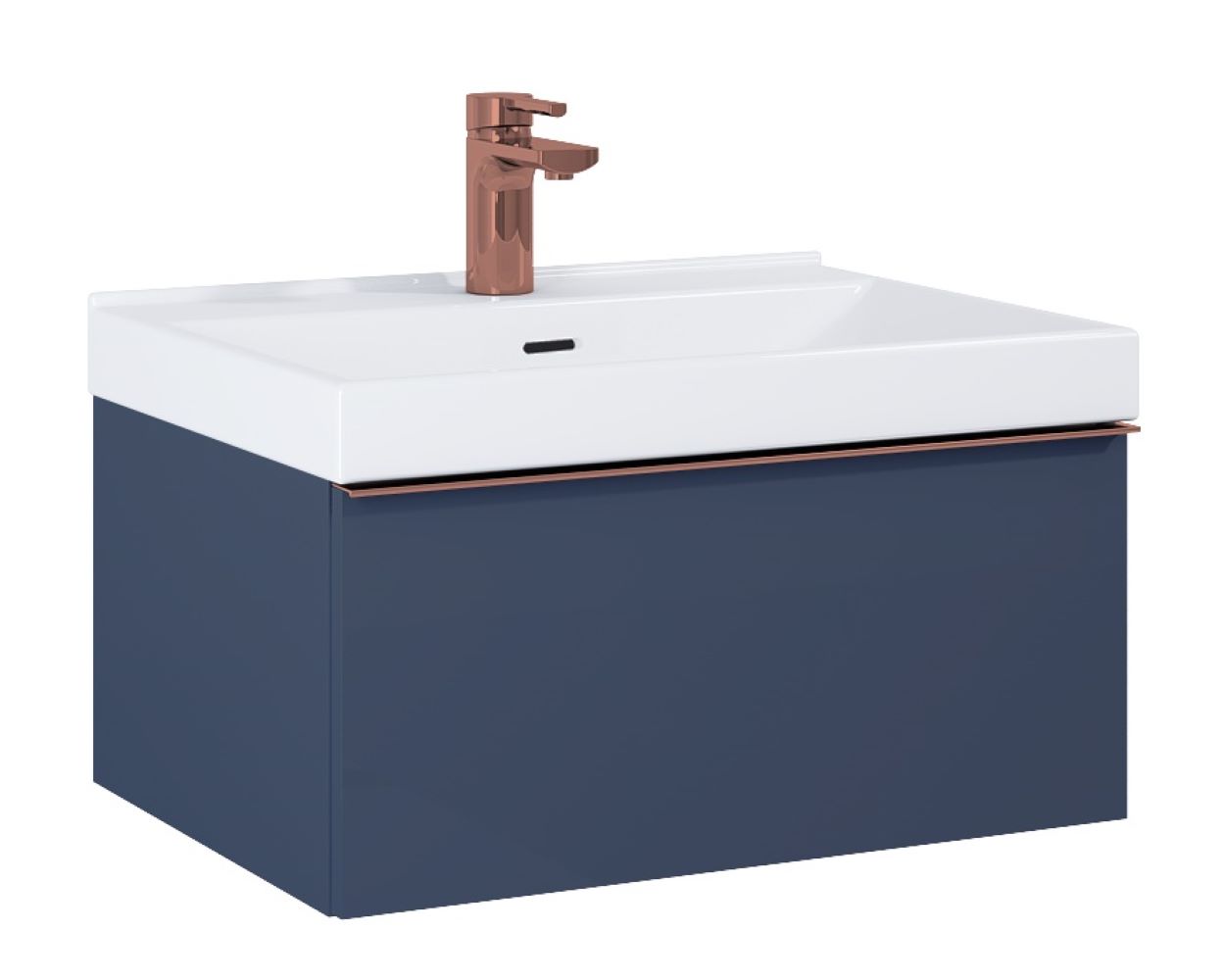 Elita Look armoire 60x44.9x28.1 cm sous-lavabo suspendu bleu RE010603027030