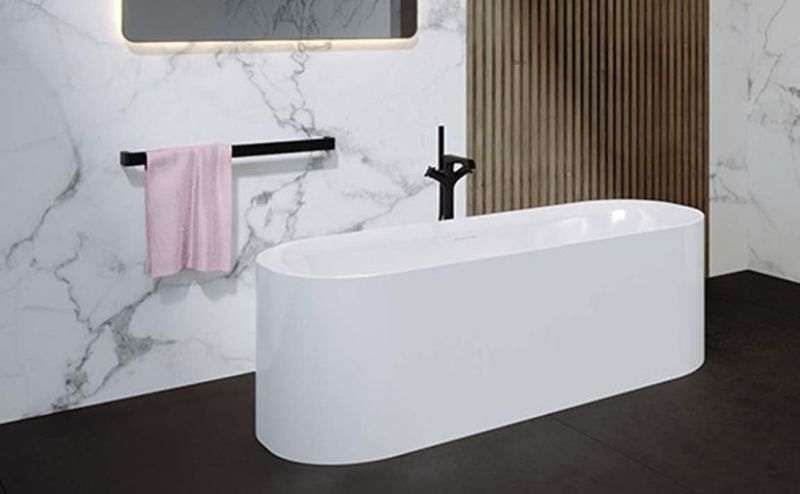 Riho Devotion baignoire autoportante 180x71 cm ovale blanc B095001005