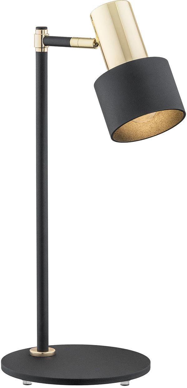 Argon Doria lampe de bureau 1x15 W noir-laiton 4257