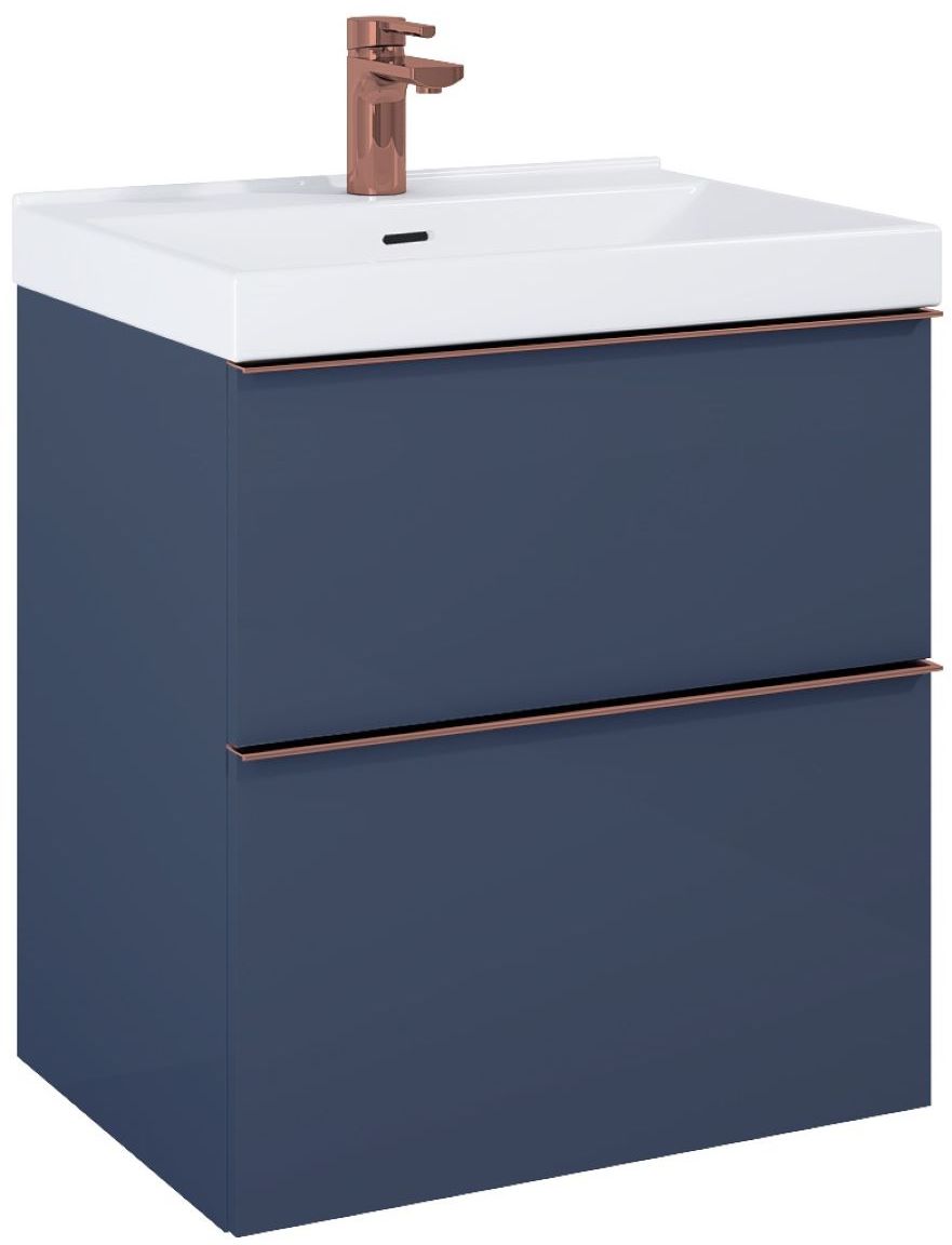 Elita Look armoire 60x44.9x63.5 cm sous-lavabo suspendu bleu RE010601027030