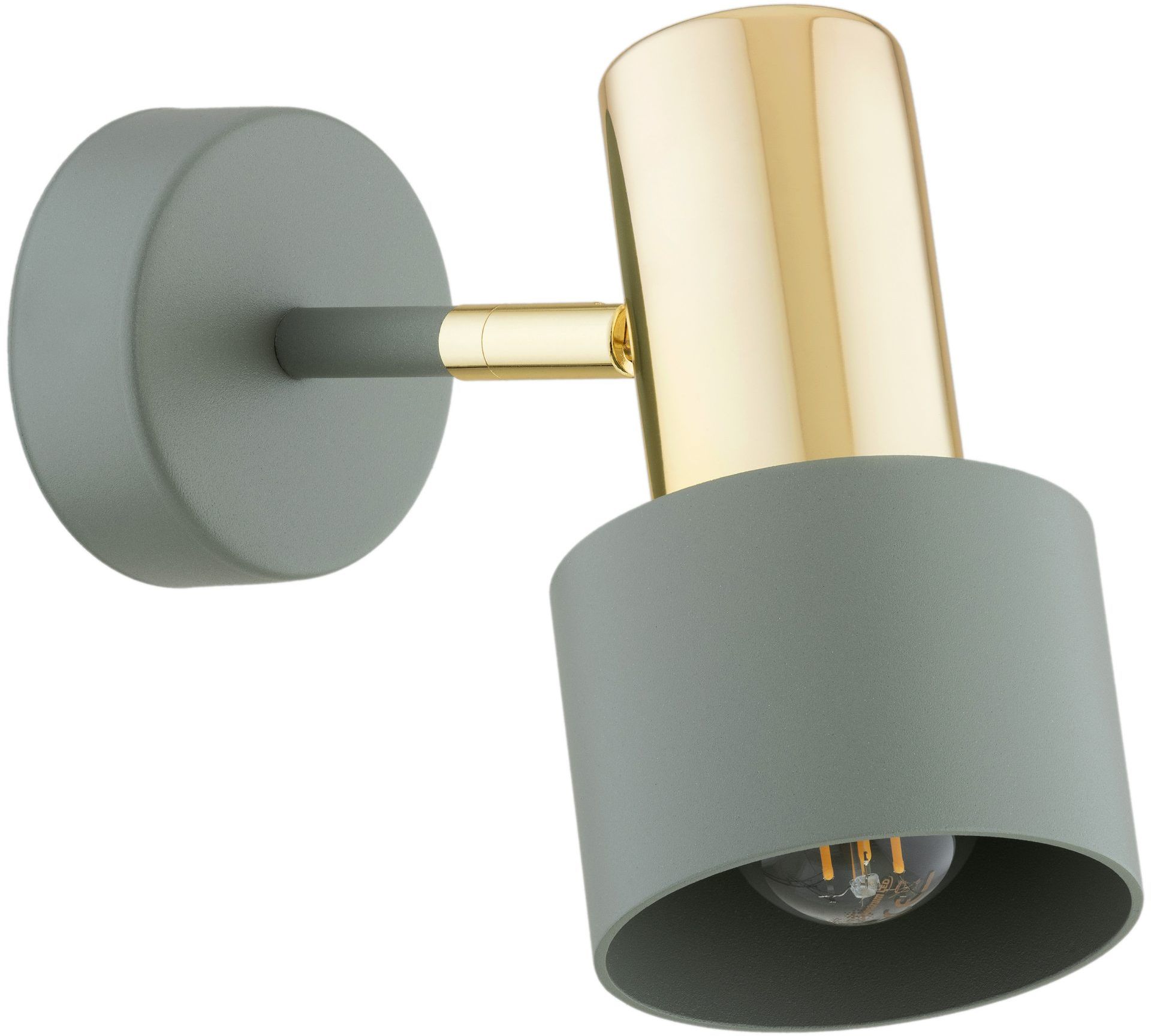 Argon Doria applique murale 1x15 W laiton-vert 4315