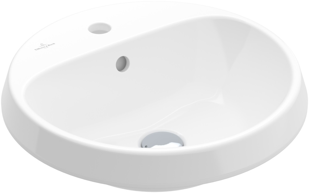 Villeroy & Boch Architectura lavabo 45x45 cm ronde encastrée blanc 5A654601